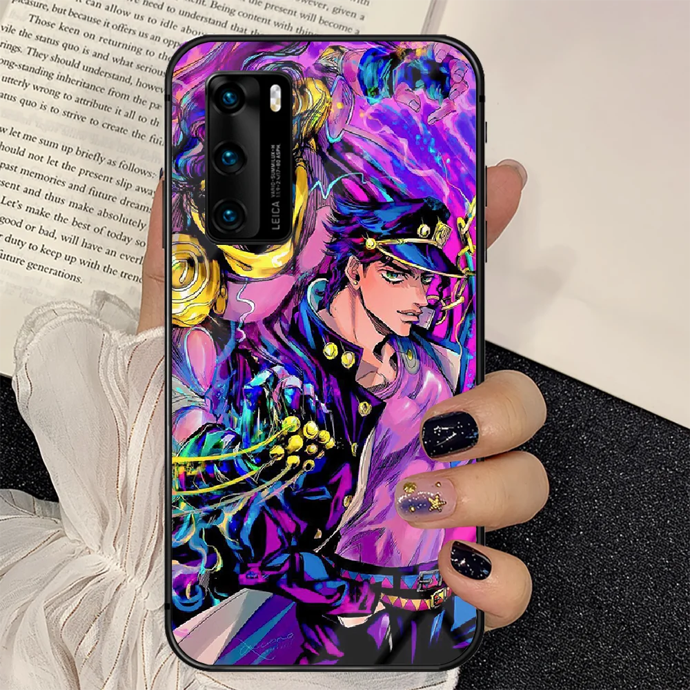 

JoJos Bizarre Adventure Anime Phone Tempered Glass Case Cover For Huawei P Nova Mate 5T 20 30 40 E Pro Lite Smart 2019 2021