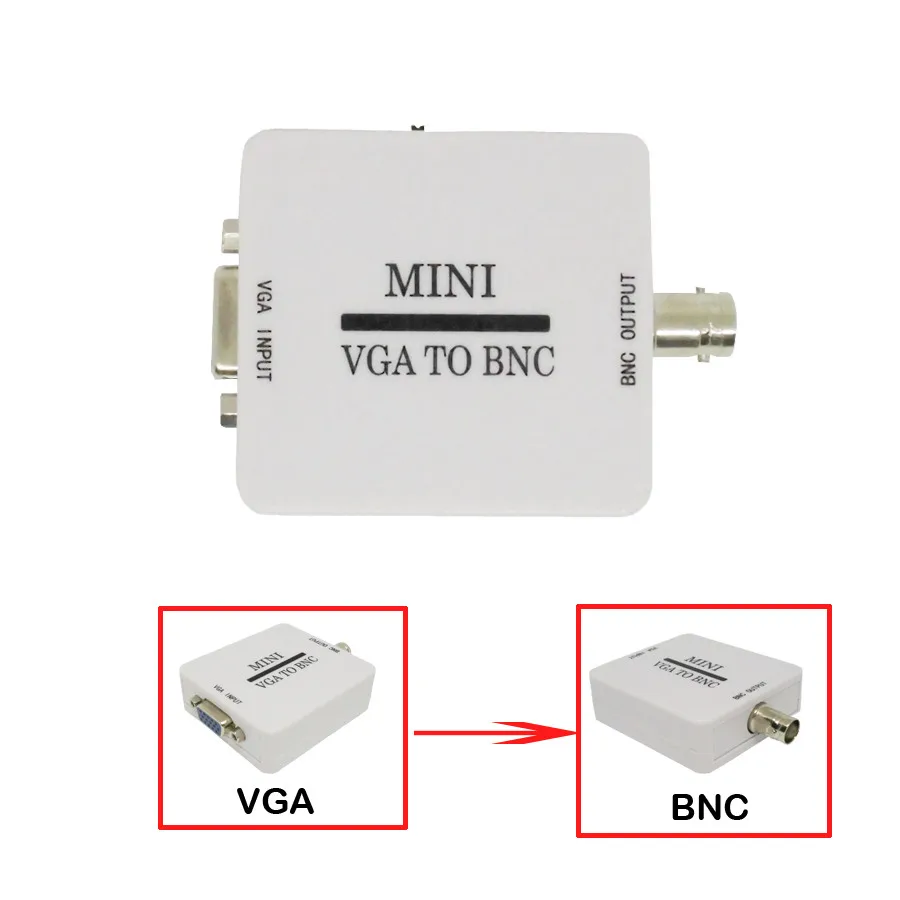 Конвертер видео VGA в BNC композитный адаптер Mini HD BNC|Кабели VGA| |