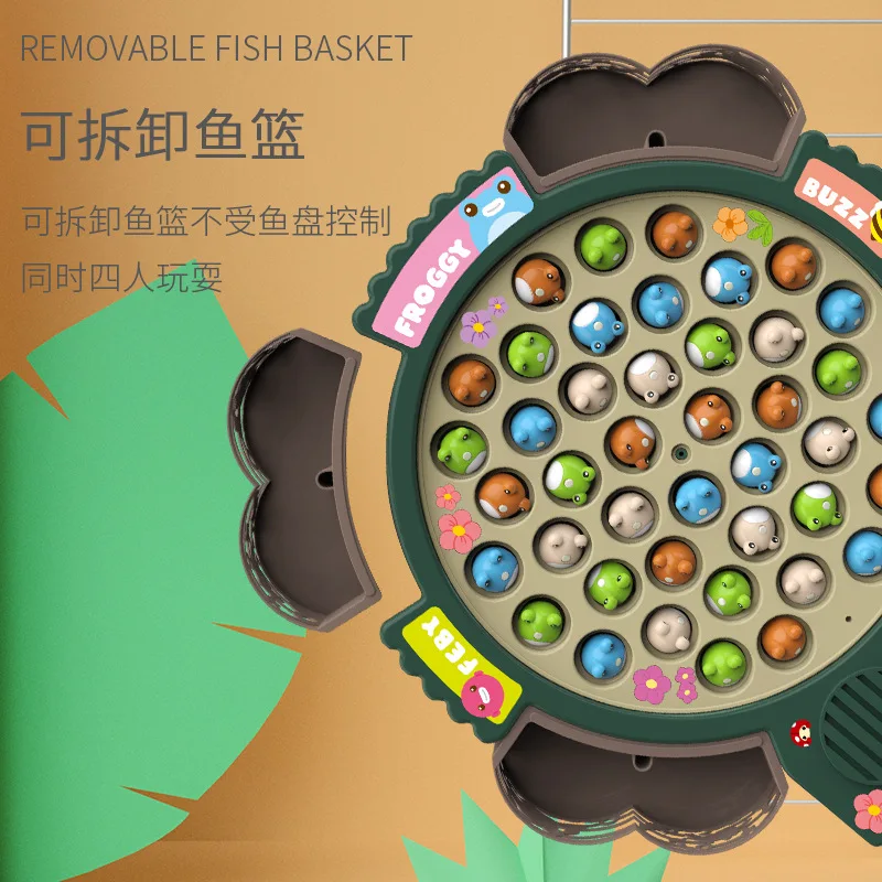 Детские игрушки для рыбалки электрический музыкальный светильник водного цикла