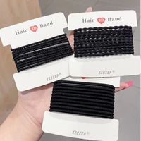 Candy Colored Hair Rope Foundation Versatile Hairband High Elastic Headband Ins Net Red Horsetail Leather Band Hair Accessories