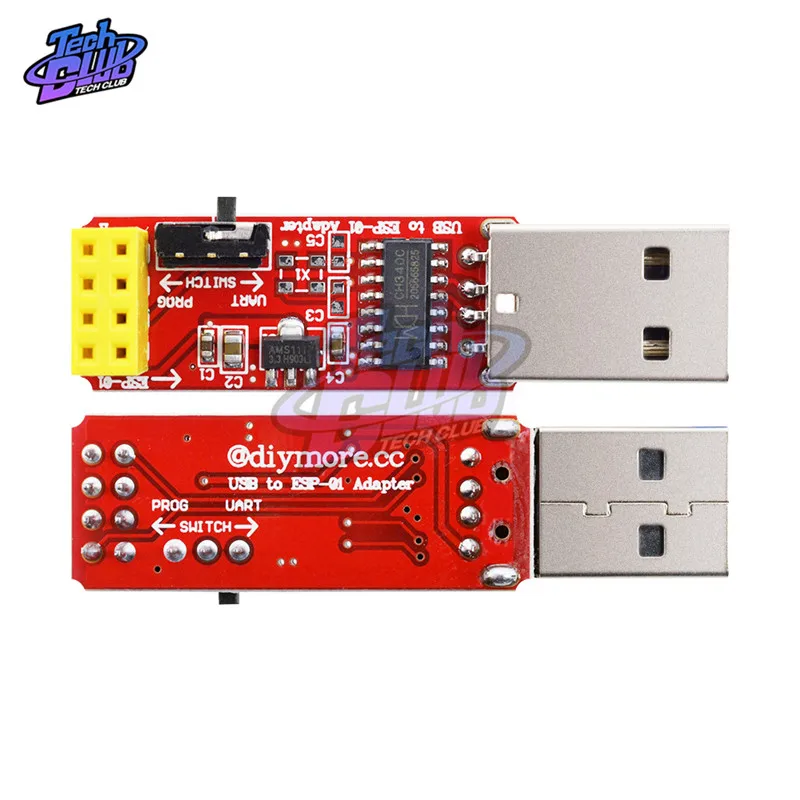 DC 3 V USB к ESP8266 ESP 01 WiFi модуль адаптера CH340 CH340G TTL драйверу Серийный беспроводной Wi Fi