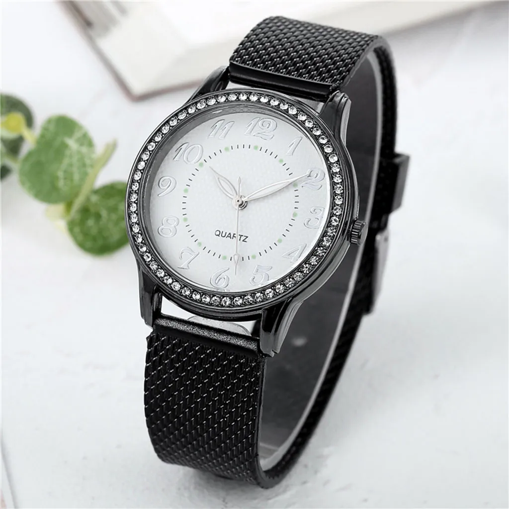 

Fashion Watches Women Luxury Brand Stainless Steel Dial Watches Ladies Quartz Leather Bracelet Dress Watches reloj mujer Clock