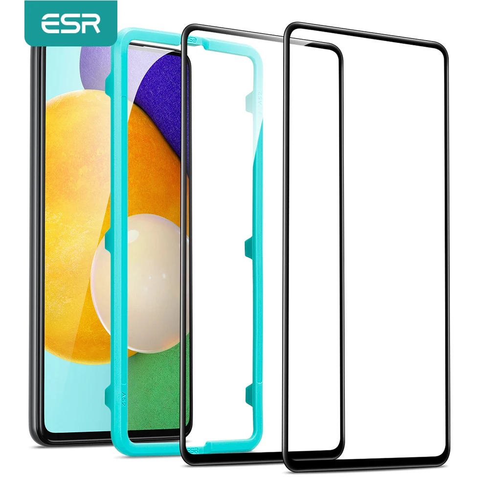 ESR 2 шт. Защита экрана для Samsung Galaxy A52 A70 A50 закаленное стекло стеклянная пленка