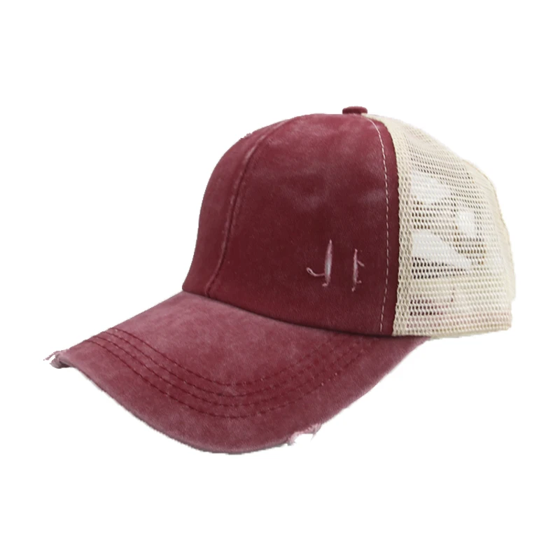 

Baseball Caps Sun Hats Solid Washed Cotton Mesh Breathable Summer Hat Outdoor Beach Party Men Women Baseball Caps Gorras Hombre