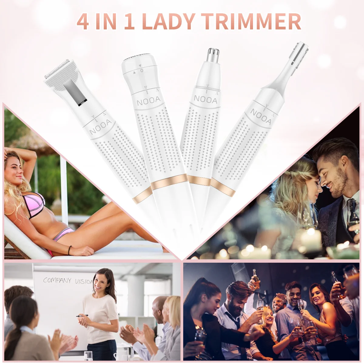 Barato Depiladora Facial Eléctrica Para Mujer, Afeitadora De Cejas Para Zonas íntimas, Máquina De Depilación Femenina Para Bikini
