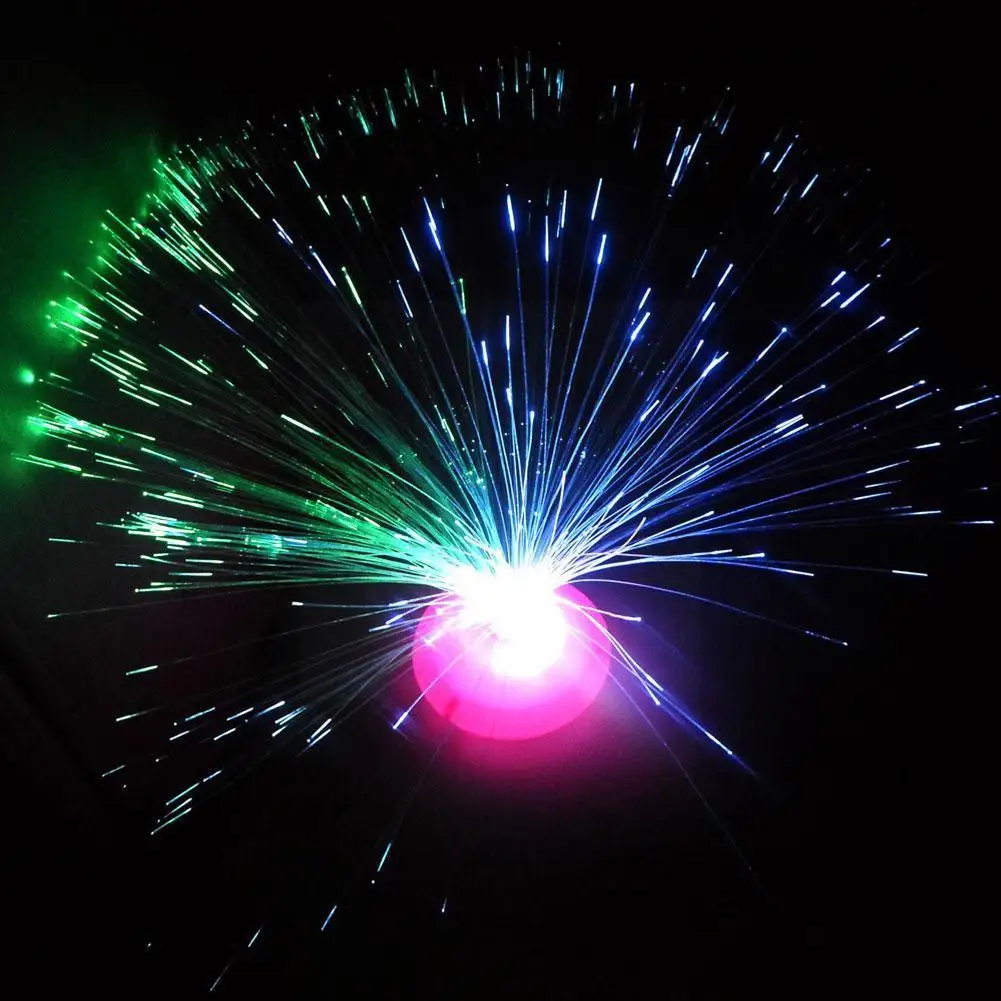 Colorful Led Optic Fiber Flower Light Star Shaped Night Decoration Home Day Festival Party Lamp Valentine Atmosphe K7r3 |