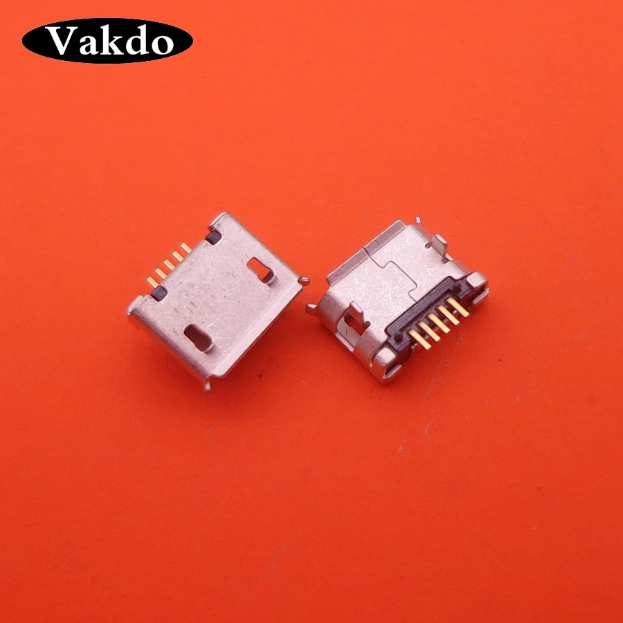 10 шт./лот разъем micro usb женский мобильный телефон планшет зарядное устройство Порт