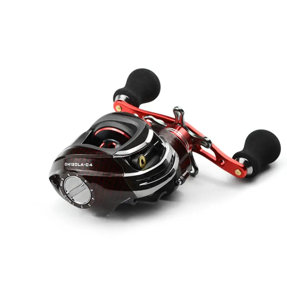 12BB 6.3:1 Left Right Hand Bait Casting Reel High Speed Sea Lure Fishing Reels Low-Profile | Спорт и развлечения
