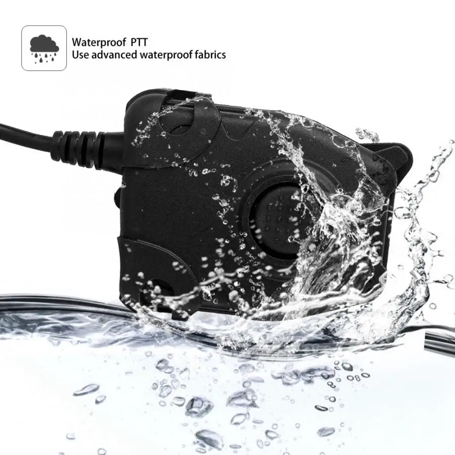 K Head военный водонепроницаемый адаптер PTT Walkie Talkie микрофон гарнитура наушники