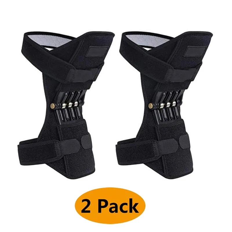 2 Pack Наколенники, весенние наколенники, Компрессионные рукава, защита колена, мощная поддержка, подтяжки - Цвет: 2 Pack