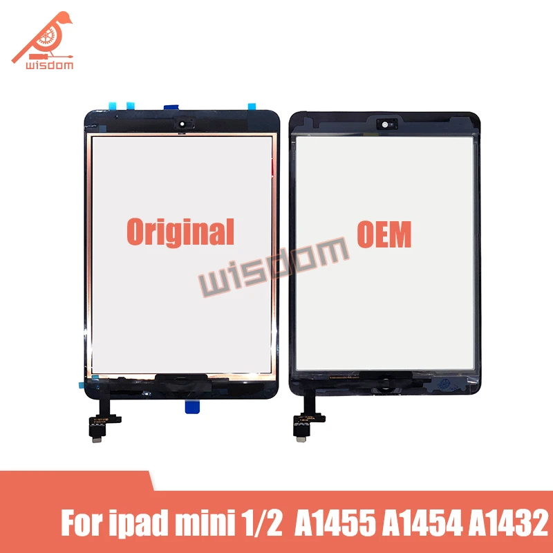 Новый сенсорный экран для iPad Mini 1 и 2 дигитайзер экрана Mini1 A1432A1454 A1455 Mini2 A1489 A1490 A1491 |