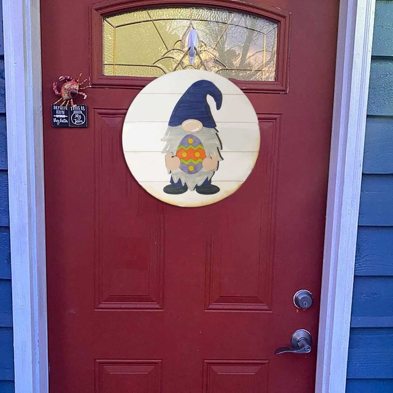 

Cartoon Gnome Interchangeable All Seasons Welcome Sign Home Wall Plaque Family Plaque Wood Gifts For Home Door Decorations