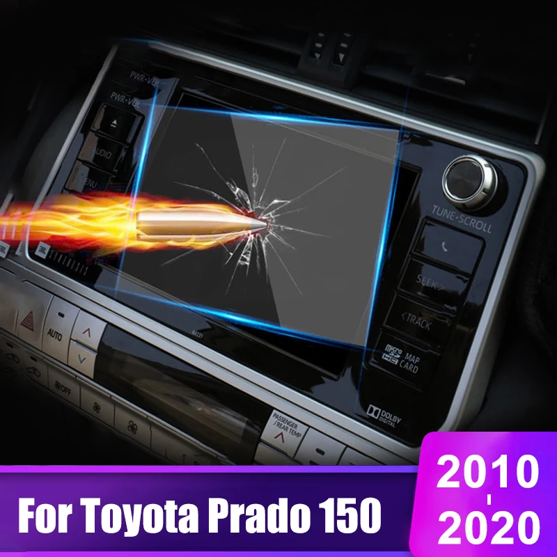 Закаленное стекло для автомобильной навигации Toyota Land Cruiser Prado 150 2010 - 2018 2019 2020 |