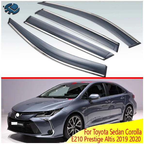 Для Toyota Corolla E210 Sedan 2019 2020 автомобильные аксессуары пластиковый внешний козырек
