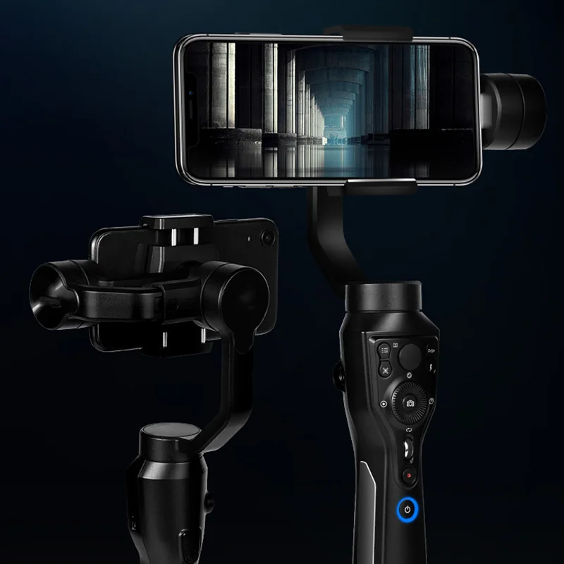 Smart1-Axis ручной карданный стабилизатор YouTube видео Vlog Штатив для iPhone 11 Pro Android