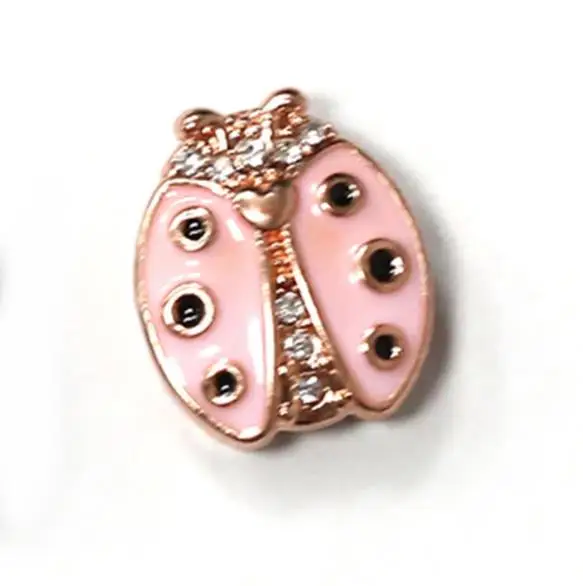 rose gold Смешанный дизайн 10 мм слайды Подвески подходят на нержавеющая сталь Хранитель сетки браслет DIY женские ювелирные изделия 5 шт./партия - Окраска металла: rose gold