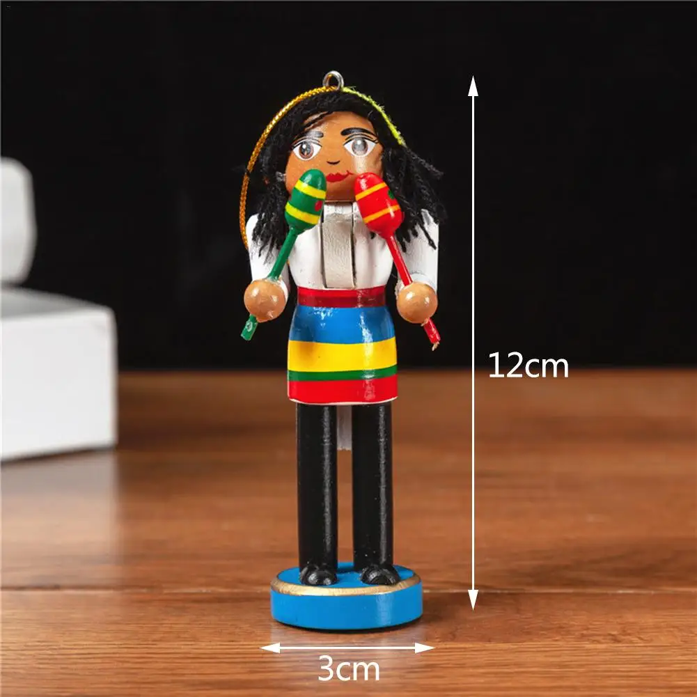 6 шт./компл. Рождественский подарок 12 см Щелкунчик Детская комната украшения