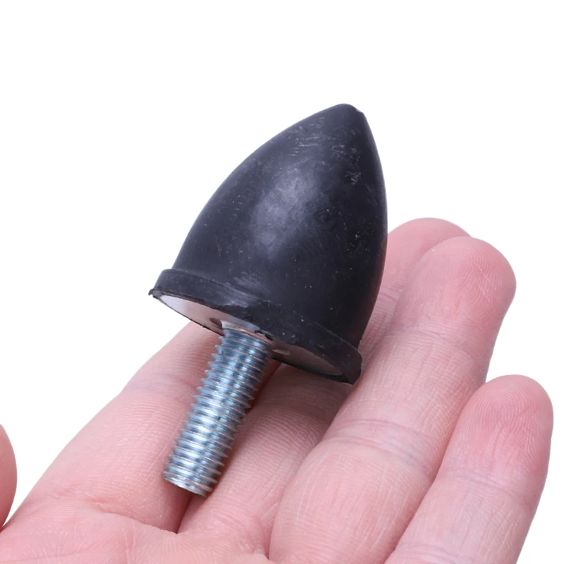 M8 threaded cone rubber metal vibration isolator conditioning buffer 30mm x 36mm
