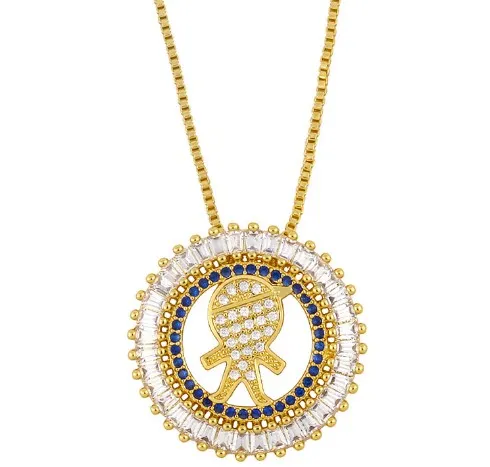 Ожерелье-чокер из меди с кубическим цирконием микро-паве | Украшения и аксессуары