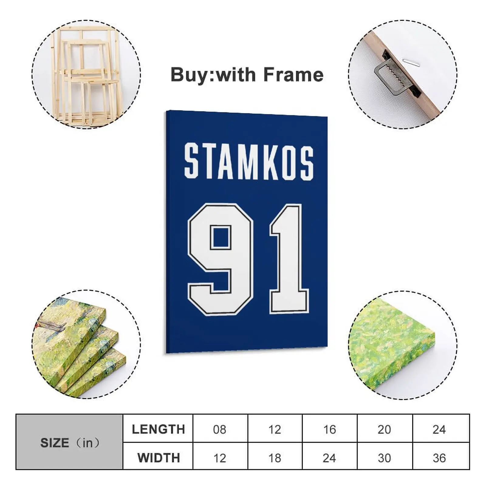 

Decor 91 Steven Stamkos Print Painting Canvas Hang A Picture for Living Room Wall Room Posters With Frame Modern Home