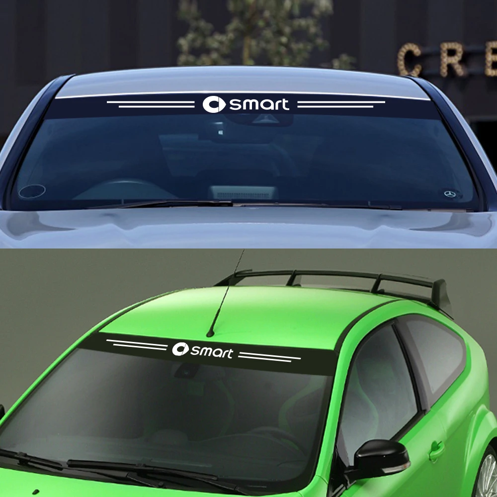 Автомобильные солнцезащитные наклейки на лобовое стекло для Smart Fortwo Forfour 453 451 450