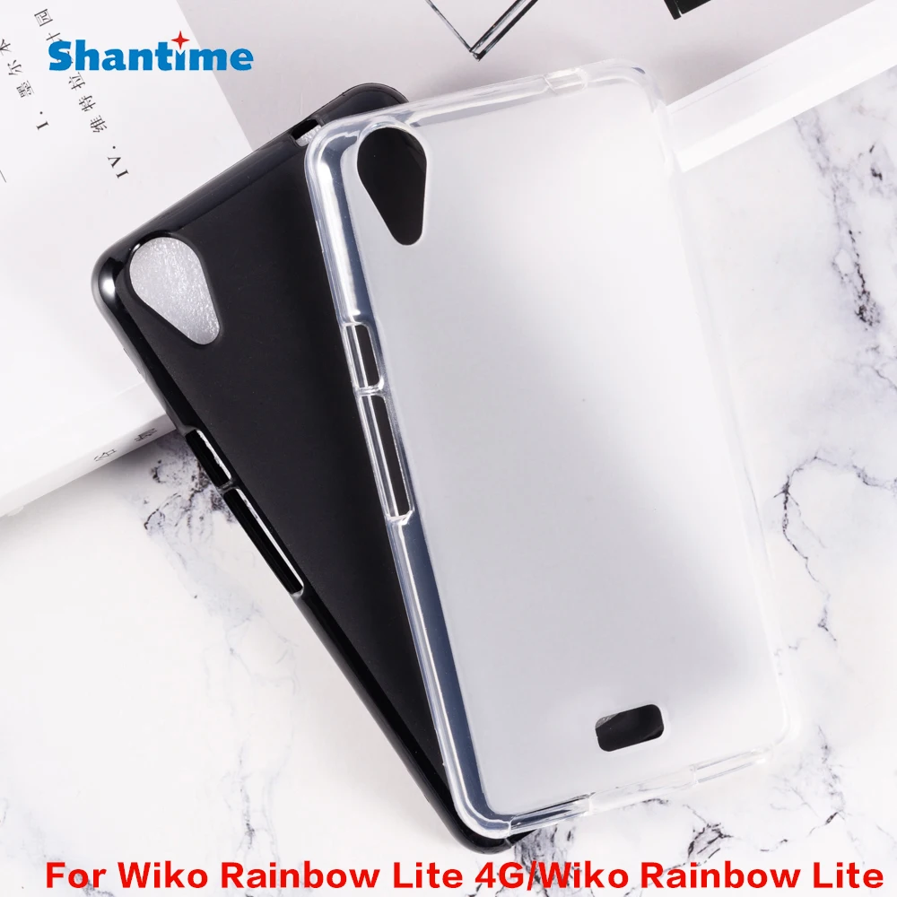 Чехол-накладка для Wiko Rainbow Lite 4G из мягкого ТПУ | Мобильные телефоны и аксессуары