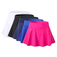 sports skorts fitness short skirt badminton breathable quick drying women sport anti exposure tennis yoga skirt