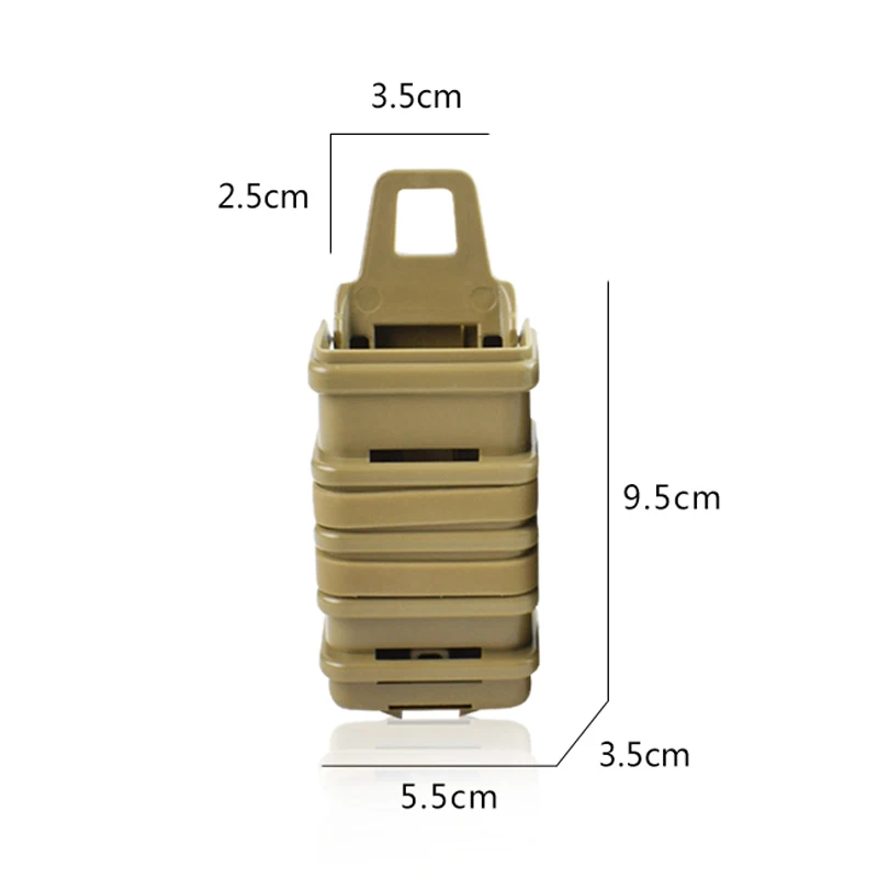 ActionUnion Тактический Подсумок MP5/MP7 Molle Клип Быстрый Mag сварочный держатель оболочки