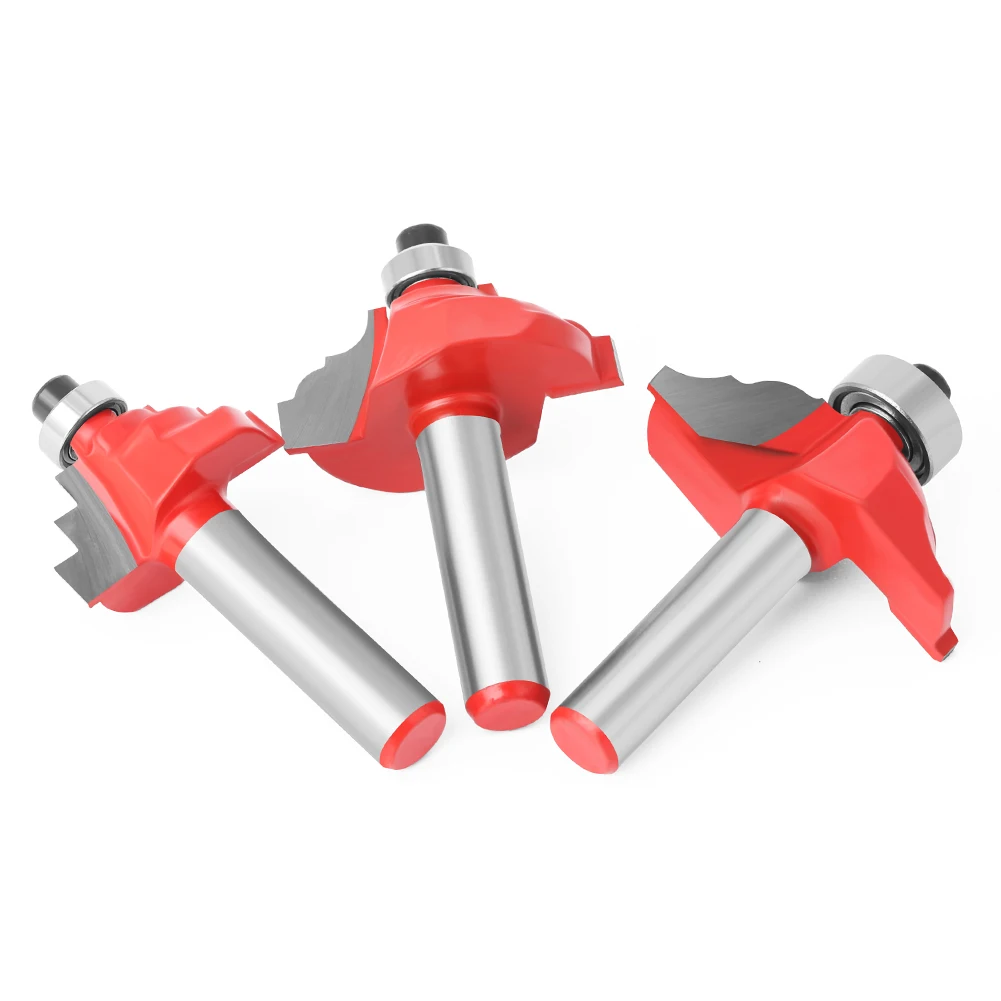 Фреза по дереву с хвостовиком 8 мм насадка для прямой концевой фрезы триммера