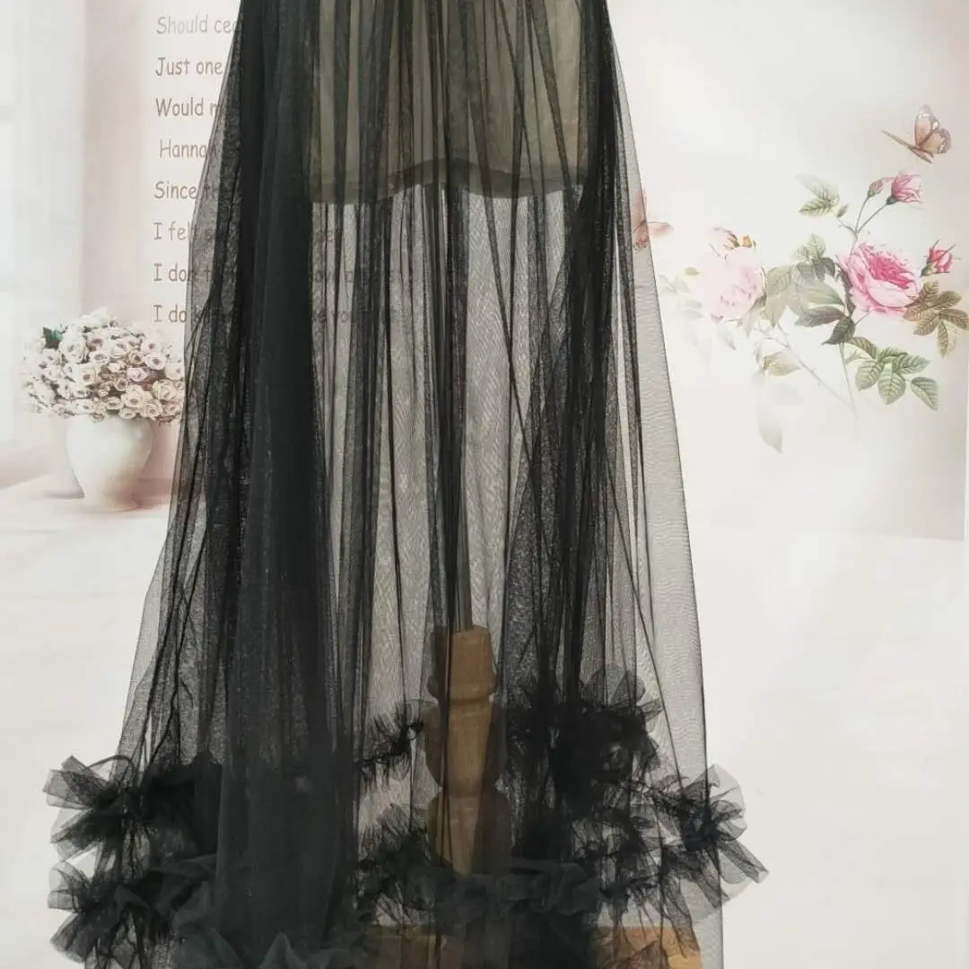 

Single layer gauze skirt, high waist skirt, A-line puffy skirt, long skirt, big swing