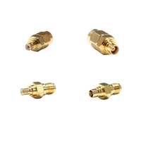 1pc new wireless antenna adapter sma mcx convertor 4pcs 1 kit male female straight goldplated connector wholesale