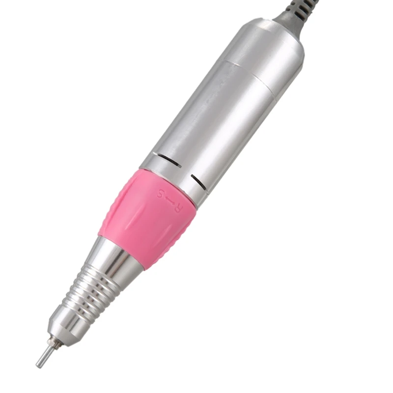 

Professional Electric Nail Drill Handpiece Manicure Machine Pen Handle for 288/278 Connection 35000rpm - Pink, as described