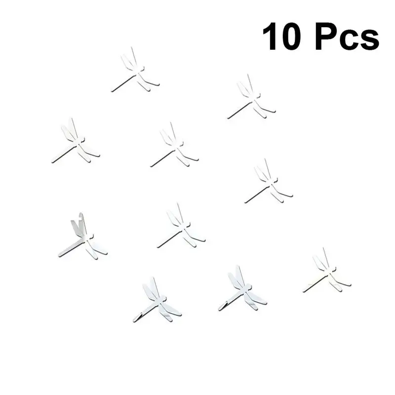 10 шт. наклейка Геометрическая Стрекоза декоративная стереоскопическая