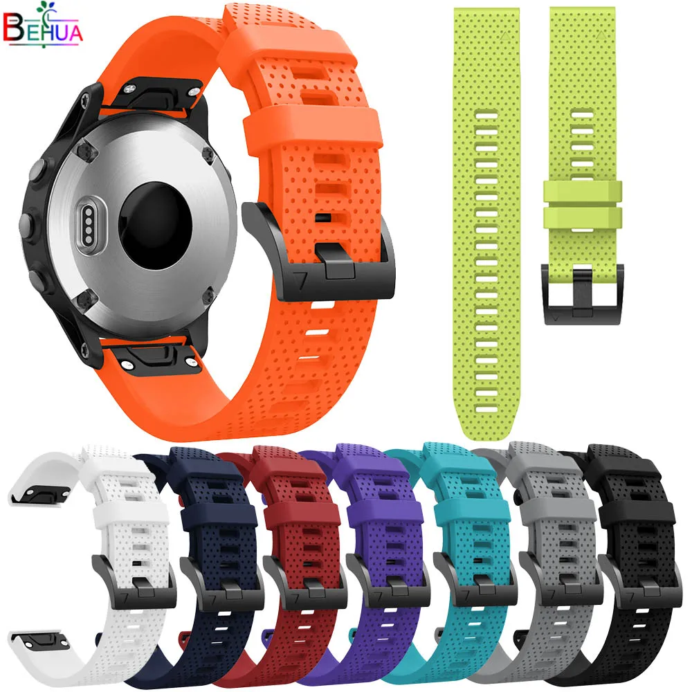 

BEHAU 20mm Sport Silicone Watchband For Garmin Fenix 7S 6S 6SPro Fenix 5S 5Splus Smartwatch Replacement Quick Release WristStrap