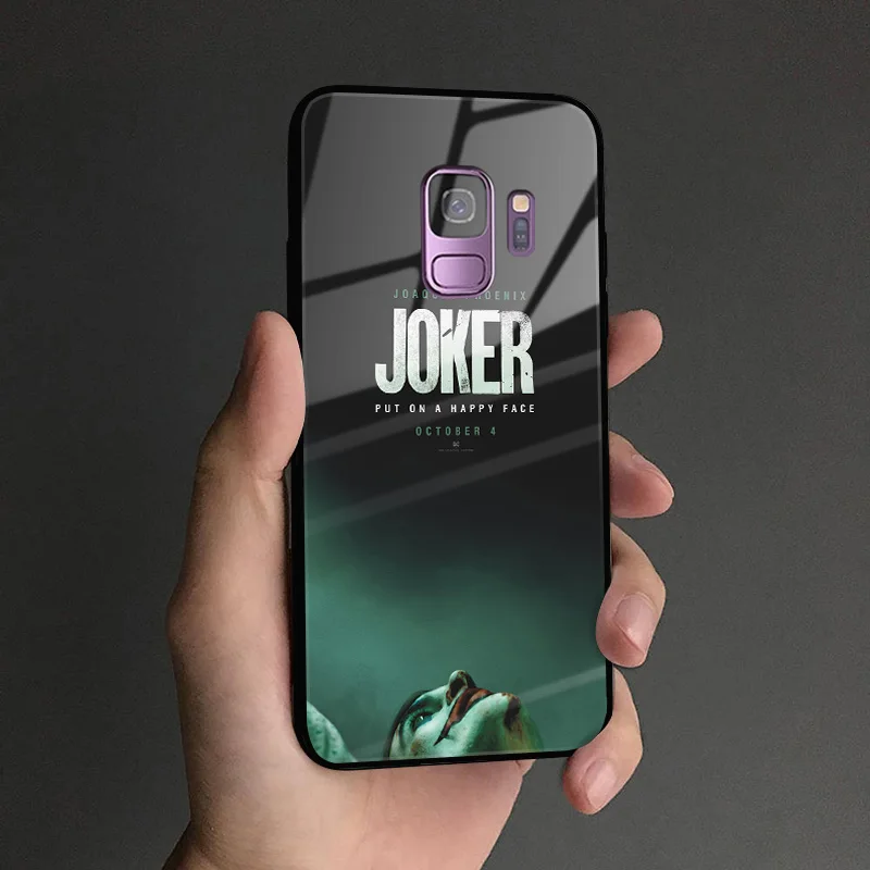 iD 72 Пленка Joker Joaquin Phoenix стеклянный чехол для телефона мягкий силиконовый чехол для Samsung Galaxy S8 s9 s10e s10 plus note 8 9 10 PLUS - Цвет: iD 72