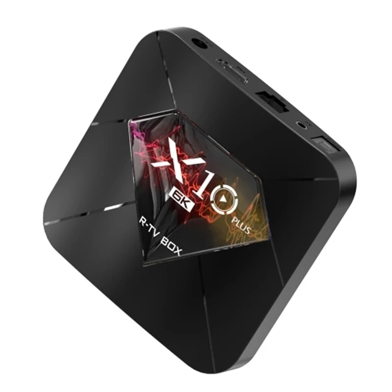 R-Tv Box X10 Plus Android 9 0 Smart Tv Allwinner H6 Uhd 4K медиаплеер 6K декодирование изображения 4 Gb/32 Gb 2 4G