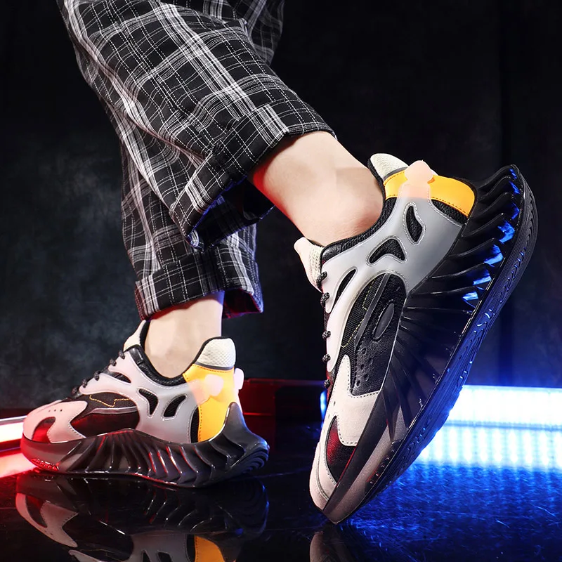 

New Fashion Designer Mens Shoes Casual Luxury Sneakers Men 2020 Platform Shoes Trainers Zapatillas Hombre Deportiva Basket Homme