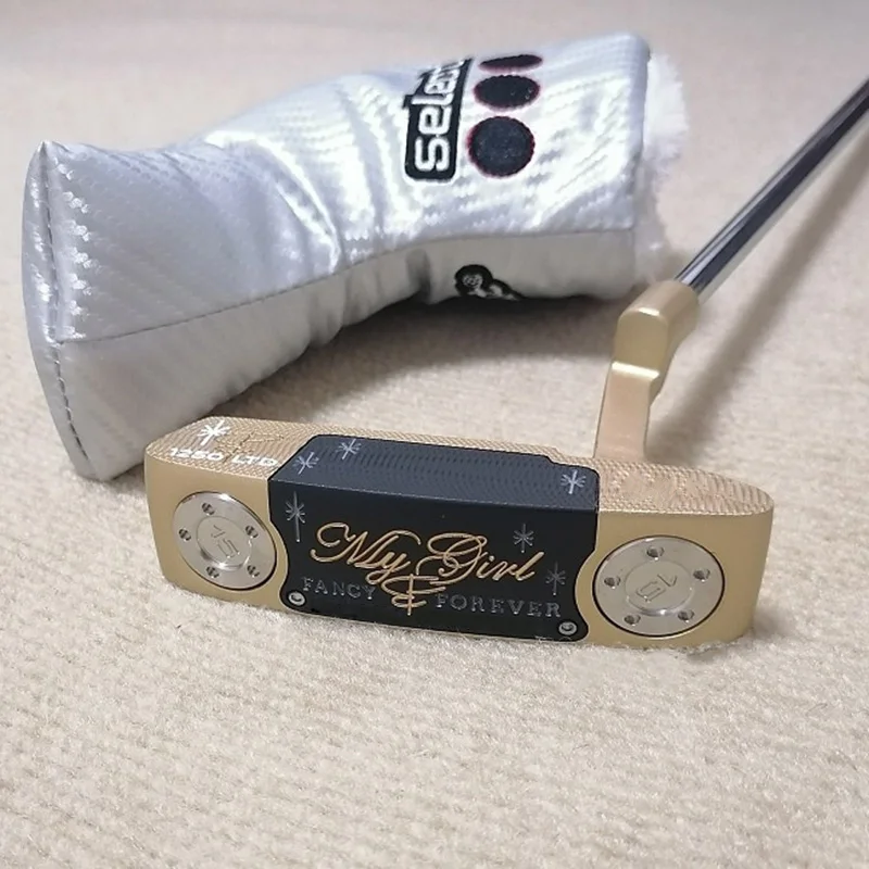 

Golf Putter My Girl Fancy Forever 1250LTD Putter Black Gold Right Hand Women Lady Female Golf Clubs Putters with Shaft Headcover