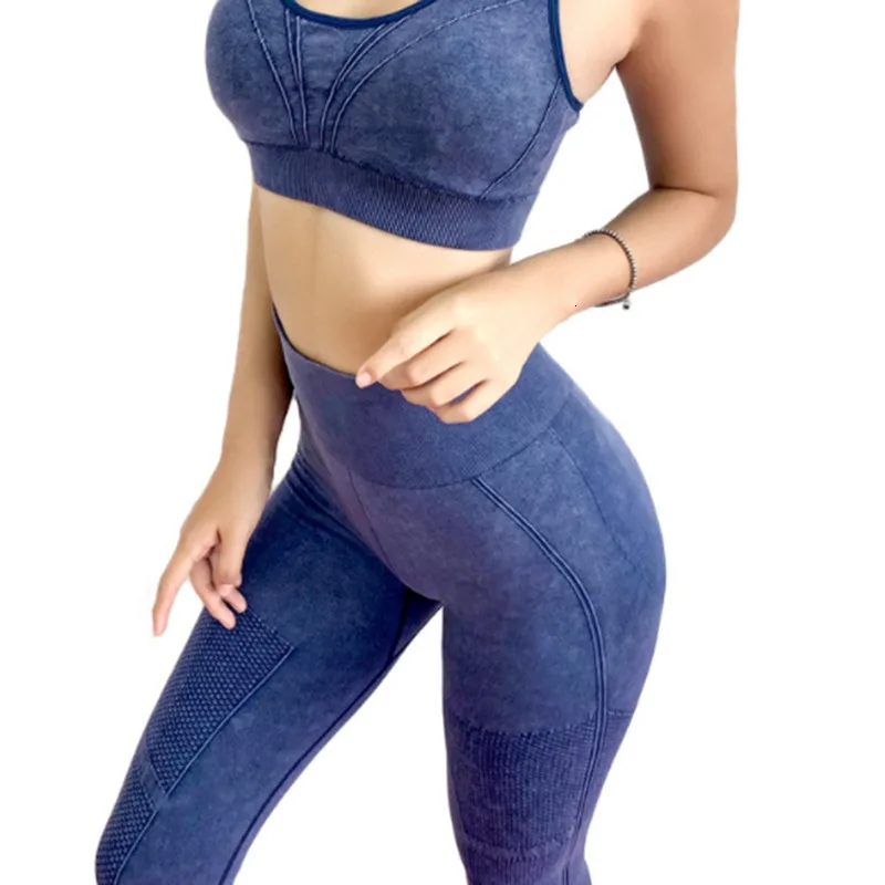 Спортивные Леггинсы для йоги с завышенной талией женские штаны фитнеса джинсы