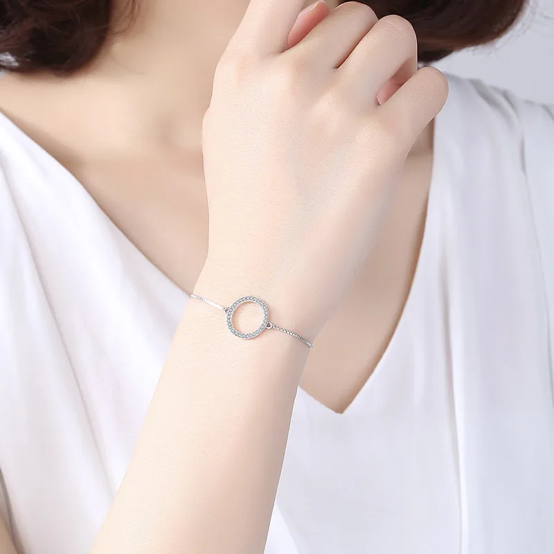 Роскошные брендовые браслеты TONGZHE круглые женские и мужские из стерлингового