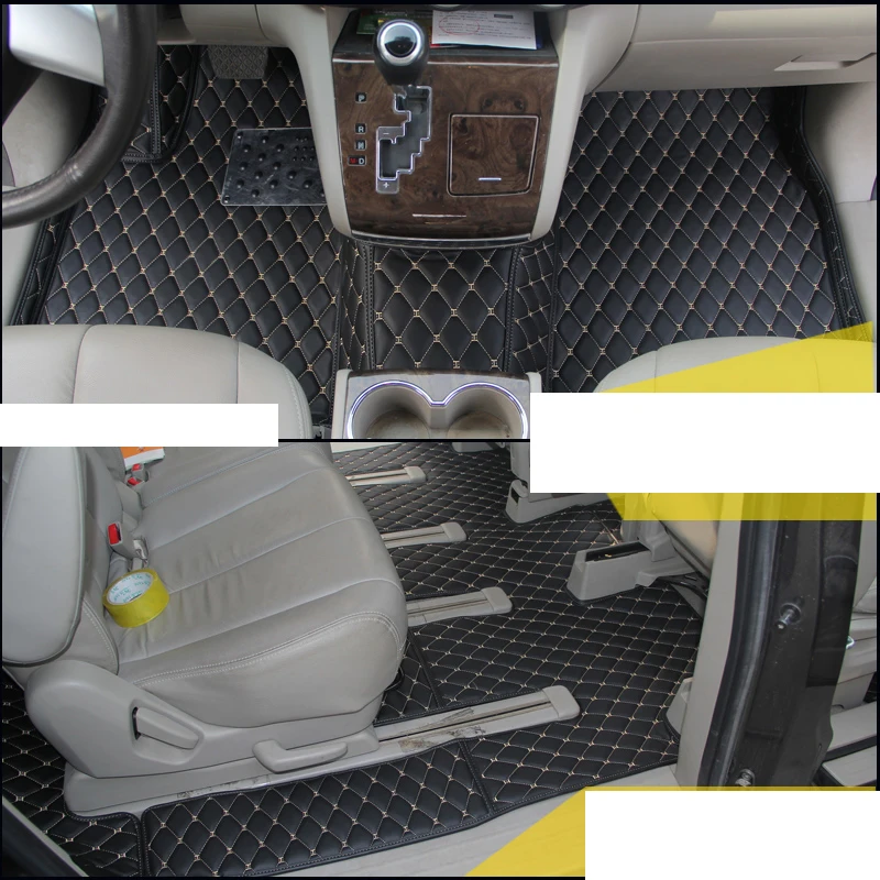 Кожаные автомобильные коврики Lsrtw2017 для Mazda8 8 Mazda Mpv 2006 2016 2007 2008 2009 2010 2011 2012 2013 2014 2015