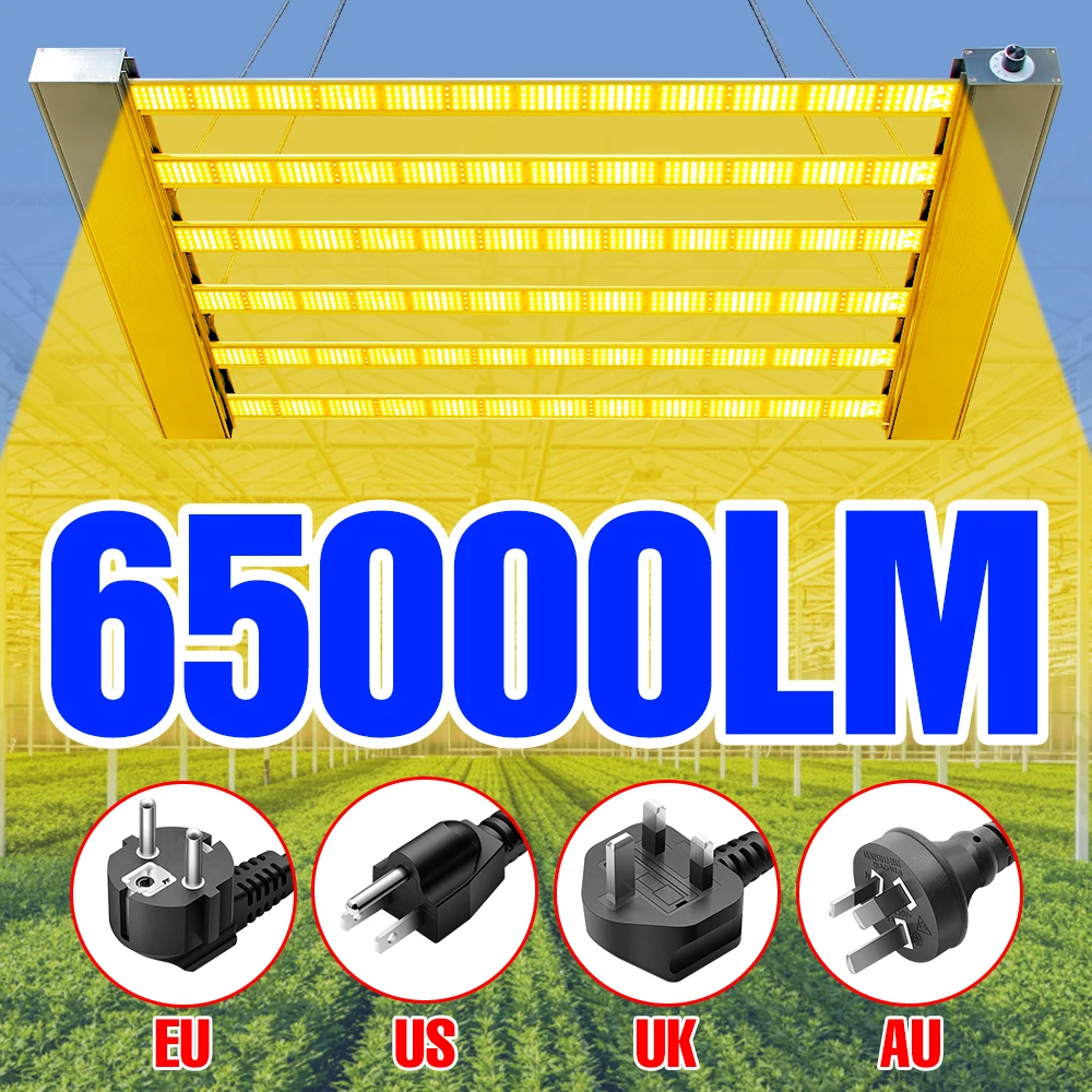 

Светодиодсветильник фитолампа полного спектра для выращивания растений, 220 В