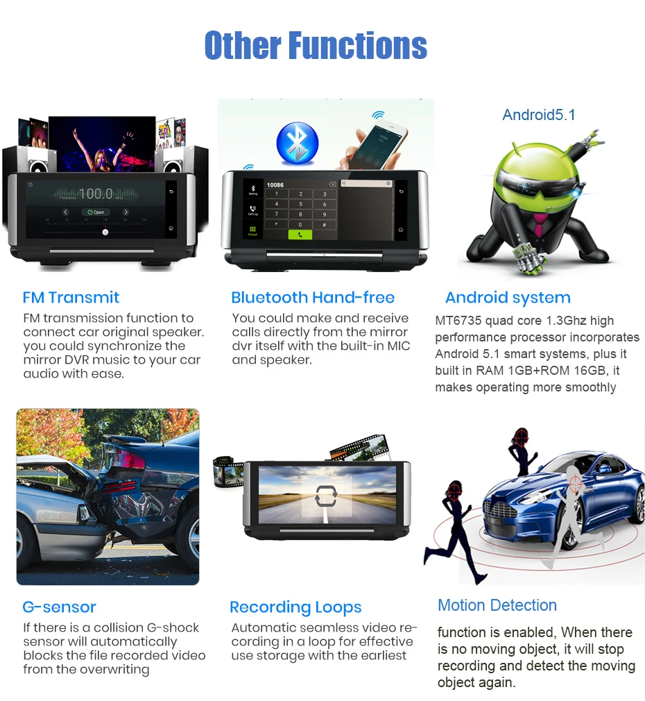 Anfilite 4G ADAS dashcam зеркало заднего вида DVR 1080P Dash камера Android gps навигация ночное видение двойной объектив Автомобильный видеорегистратор