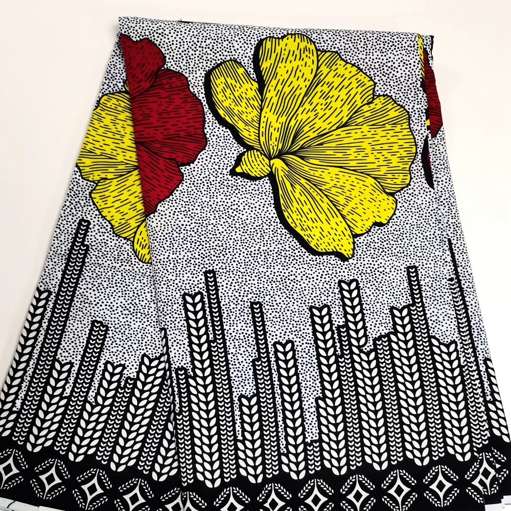 Горячая Распродажа африканских вощеная ткань принты Королевский синий Cottonr