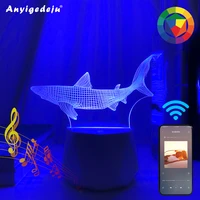 bluetooth speaker 3d night light animal series figure nightlight for child bedroom sleep lights gift for home decor table lamps