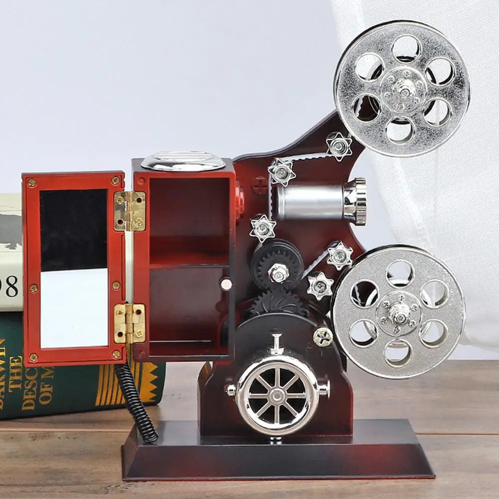 Подарочная Музыкальная Коробка Ретро деревянный Заводной привод швейная машина