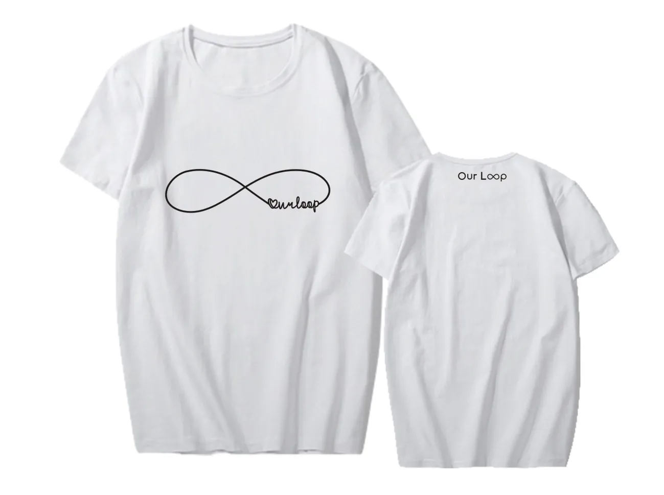 Футболка KPOP GOT7 Our Loop женская Повседневная футболка для выступлений концертов