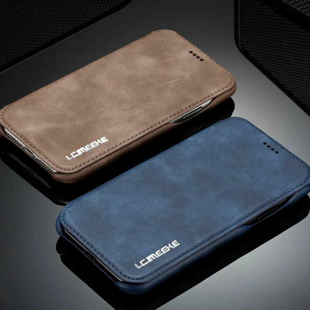 L-FADNUT, деловой Винтажный чехол-кошелек для iPhone Xr, чехол X Xs 11 Pro Max, роскошный кожаный чехол-книжка для iPhone 7, 8, 6 S, 6 Plus, чехол