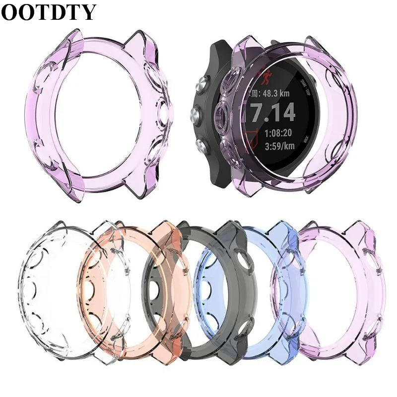 

OOTDTY ультра-тонкий чистый ТПУ чехол для часов Защитная крышка для Garmin Fenix 5X Plus/5X Kit