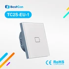 BroadLink Bestcon TC2S 1 банда Однолинейный умный дистанционный сенсорный выключатель ЕС работает с Alexa Google Assistant IFTTT